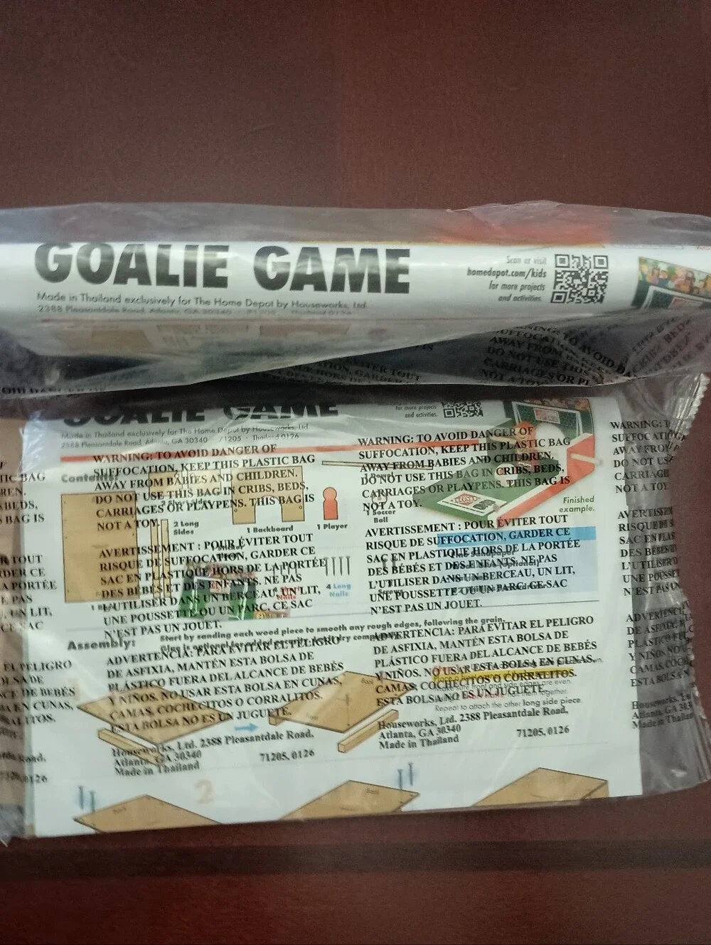 NEW Home Depot Fifa 2026 Soccer Goalie Game Project Craft June 2026 3/4